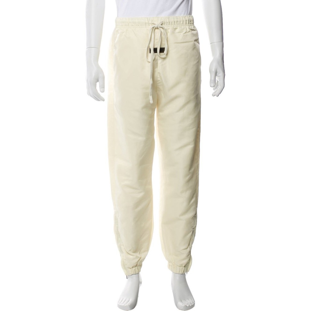 Fear of God Essentials Track Pants Cream Off-White Nylon Joggers  XS NWT mm06